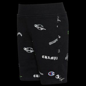 Champion Boy's Logo Mix Shorts CLF644 Black NEW WITH TAGS